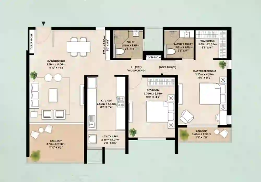 2 BHK Ultra